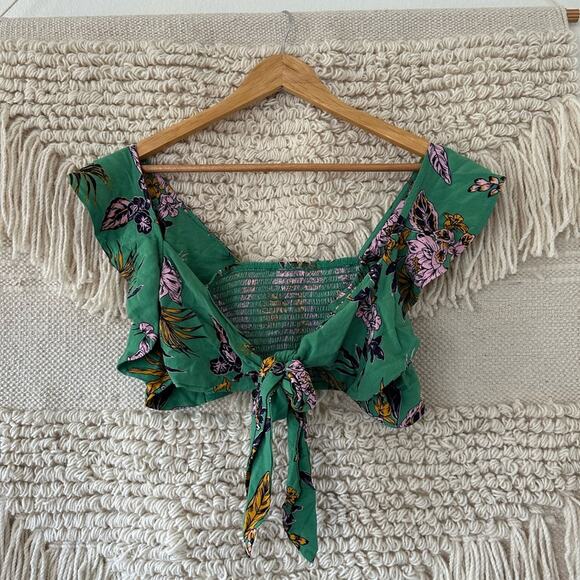 Maaji Heaven Peplum Crop Top - Picture 1 of 5